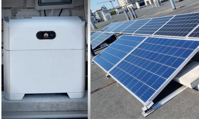 Pin lưu trữ năng lượng mặt trời thông minh là giải pháp giúp dẫn trực tiếp điện năng do nhà máy điện mặt trời tạo ra vào ban ngày vào ắc quy, để sử dụng vào buổi tối.