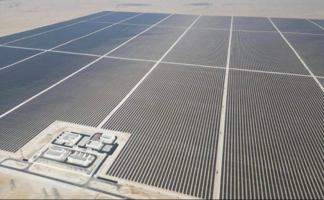 Nhà máy điện năng lượng mặt trời Al Kharsaah 800 MW. Hình ảnh: TotalEnergies
